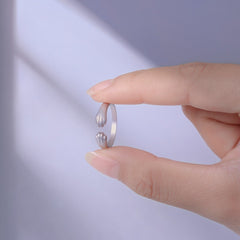 Cute Cat Paw Ring - Open Design