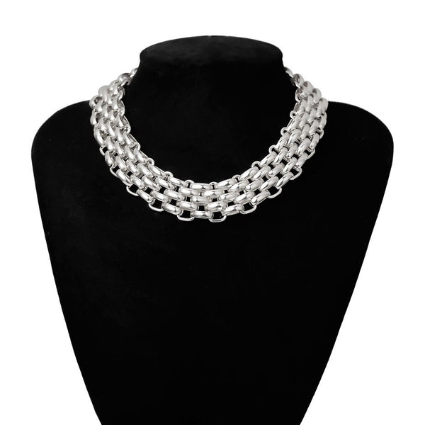 Roxana Multi-Layer Chunky Chain Choker Collection