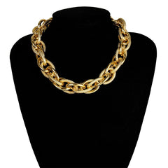 Bold and Chunky: Multi-Layered Gold Choker for Women