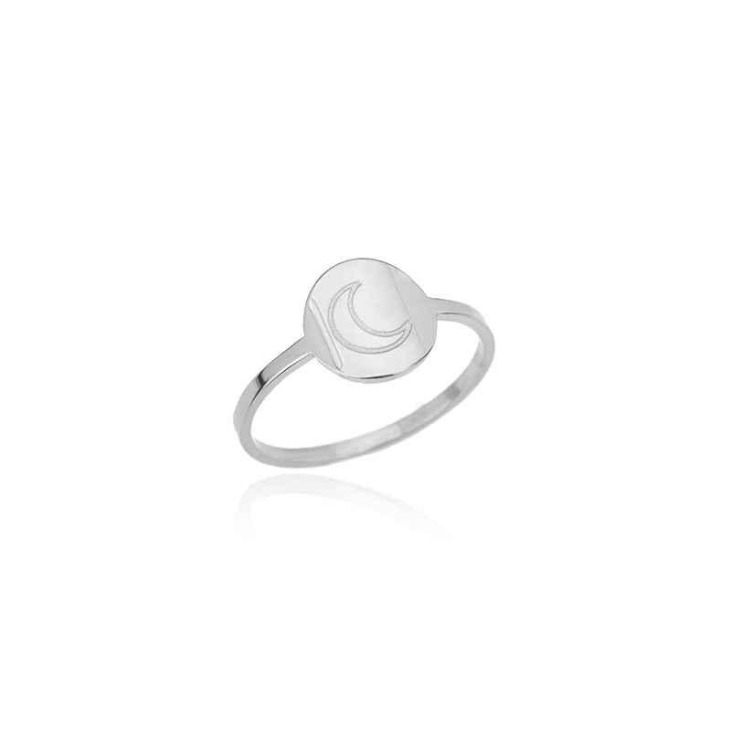 Selene Sun & Moon Stainless Steel Ring Collection