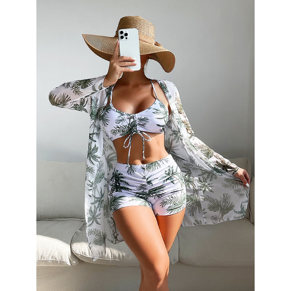 High Waist Bikinis 3 piece