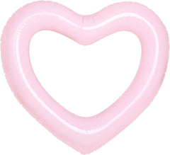 Inflatable Swim Rings Heart Shaped Swimming Pool Float Loungers