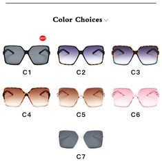 Oversize Gradient Sunglasses for Women