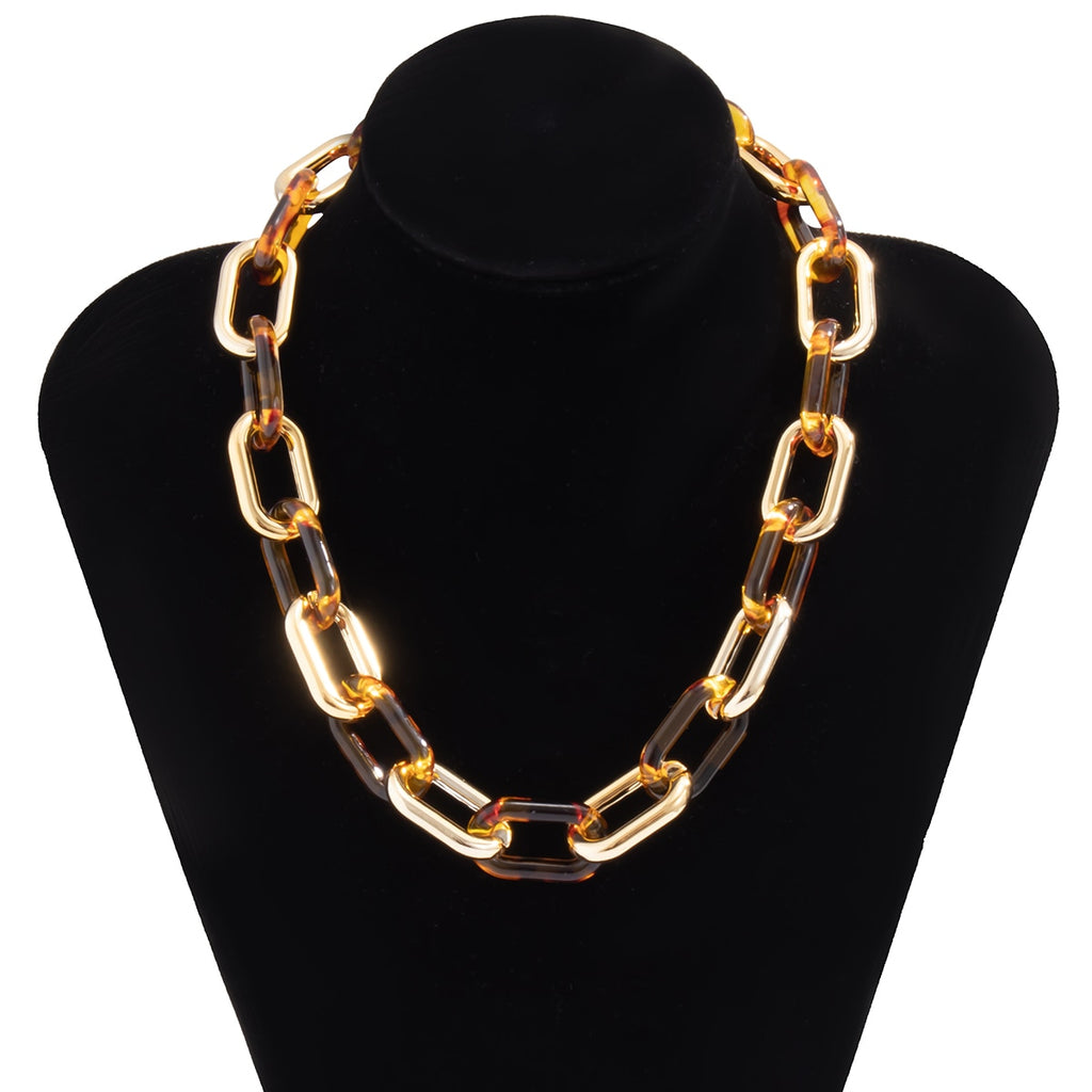 Zaria Oversized Chunky Link Choker Collection