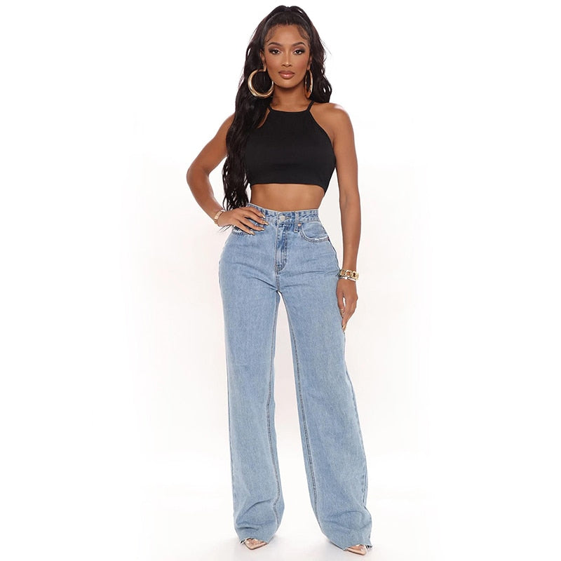 The Stretch Jeans High Waist Wide Leg