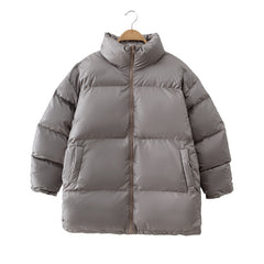New design Women 2022 Winter Parka Stylish down Jacket Coat Green Grey White Outerwear