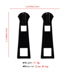 Zipper Personality Stud Earrings