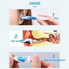 Ear Wax Cleaning Kit Spiral Silicon Ear cleaning