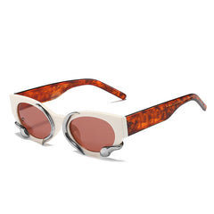 Steampunk Snake Rectangle Sunglasses