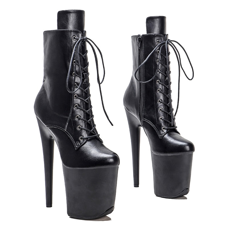 Platform Sandals High Heels Shoes Pole Dancing boot Matte PU Main image