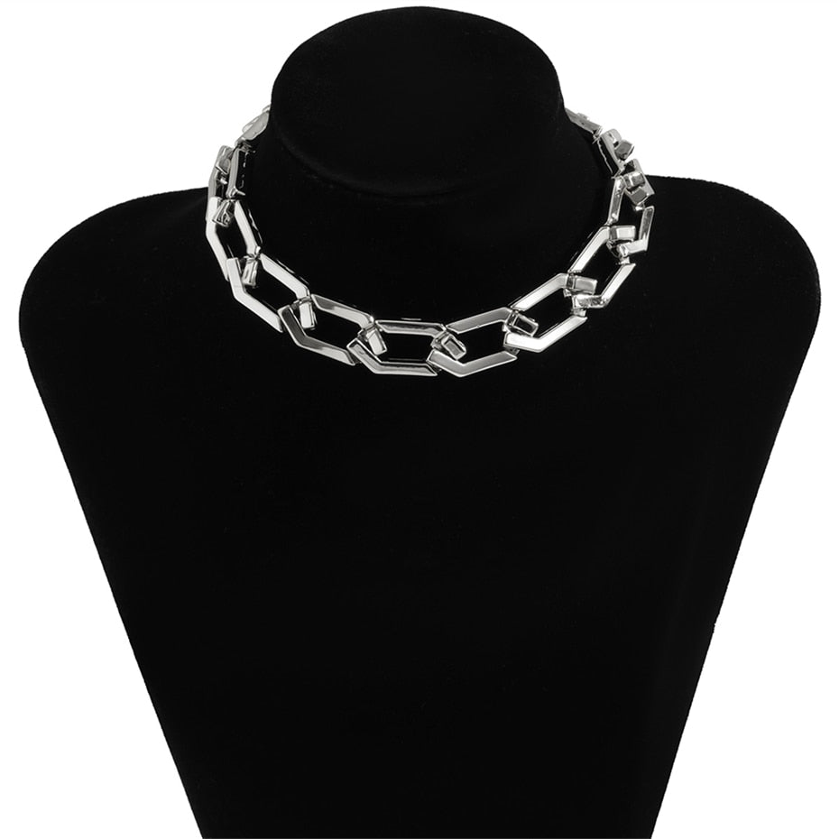 Roxana Multi-Layer Chunky Chain Choker Collection