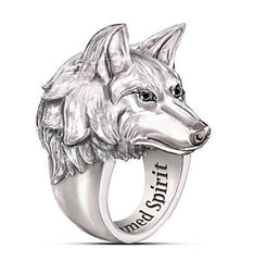 GDMN Fashion New Personality Wolf Shape Men&#39;s Punk Ring Jewelry Banquet Gift