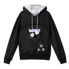 Sweatshirt Cat Lovers Hoodie Kangaroo pocket