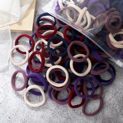 50PCS/Set Basic Hair Bands Simple Solid Colors Elastic Headband Hair Ties