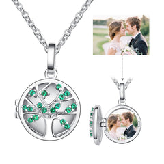 ELESHE 925 Sterling Silver Angel Wing Necklace Pendant for Women Long Chain Necklaces Personalized Custom Photo Heart Jewelry