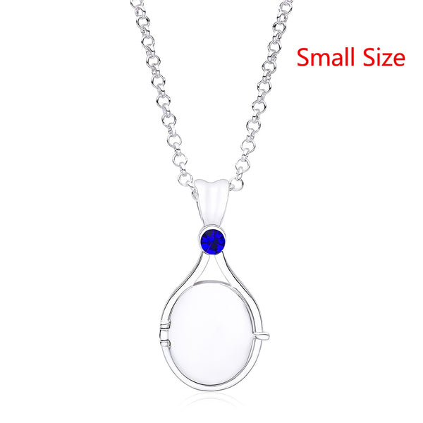 Nerissa Crystal Mermaid Shell Locket Necklace