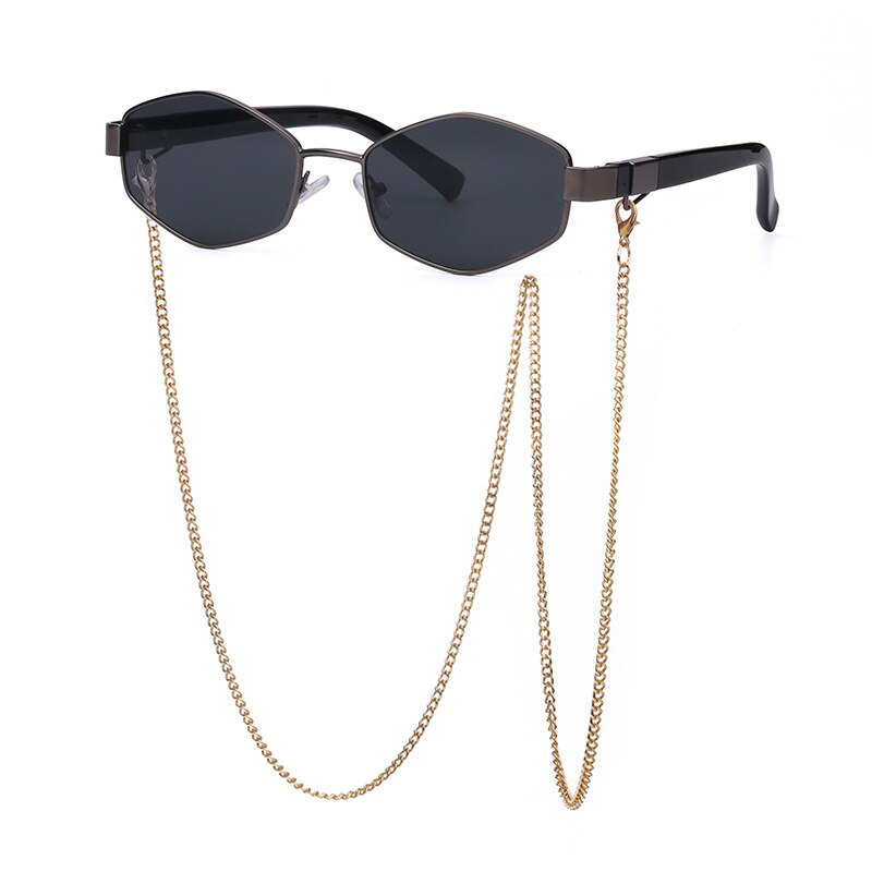 Zora Polygon Chain Sunglasses