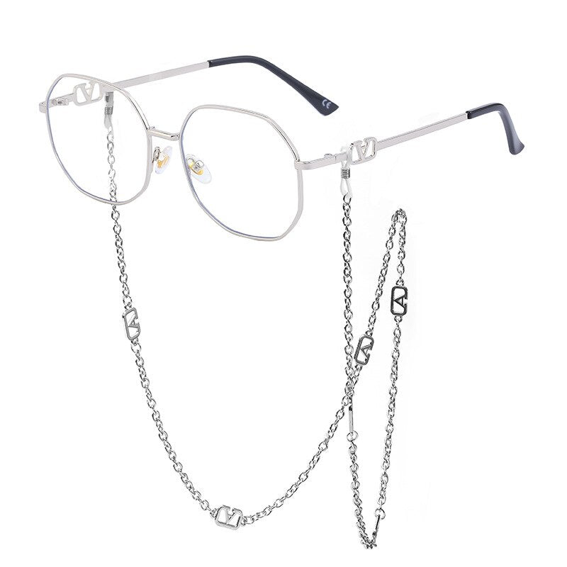 Zora Polygon Chain Sunglasses