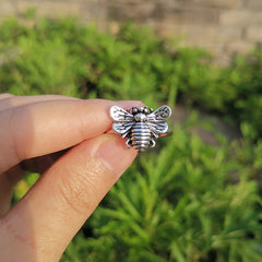 Gothic Geometric Mushroom Ring