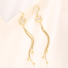 Long Tassel Earrings 2022 New Simple Women&#39;s Earrings Korean Version Long Elegant and Delicate Fashion Accessories Jewelry
