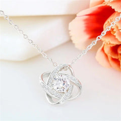 Four-leaf Clover Pendant Eternal Heart Necklace for Mother&#39;s Day Vintage Zircon Women Necklaces With Card Box 2022 Trend Gifts