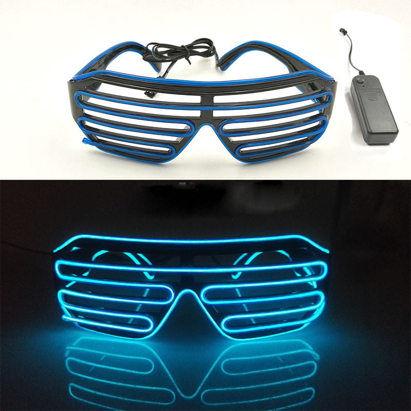 Neon Pulse LED Party Sunglasses
