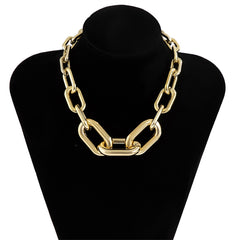 Bold and Chunky: Multi-Layered Gold Choker for Women
