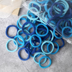 50PCS/Set Basic Hair Bands Simple Solid Colors Elastic Headband Hair Ties