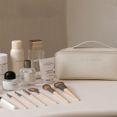 Leather Travel Cosmetic Bag