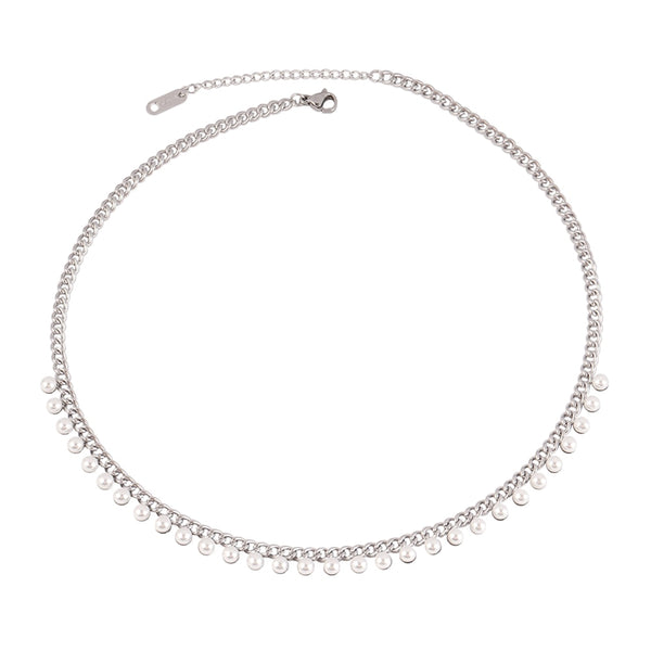 Solene Geometric Pendant Choker Collection