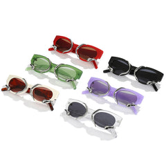 Steampunk Snake Rectangle Sunglasses