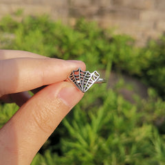 Gothic Geometric Mushroom Ring