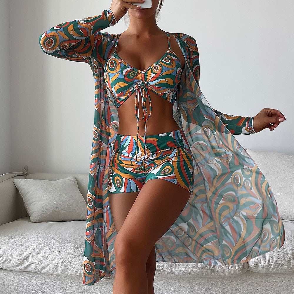 High Waist Bikinis 3 piece Secondary image
