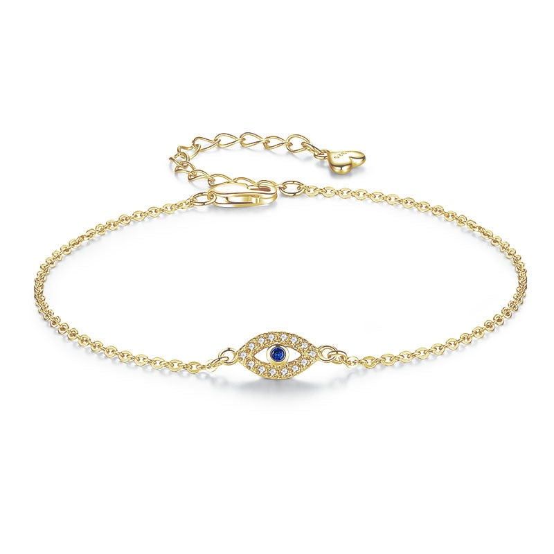 Nazar 925 Sterling Silver Evil Eye Bracelet