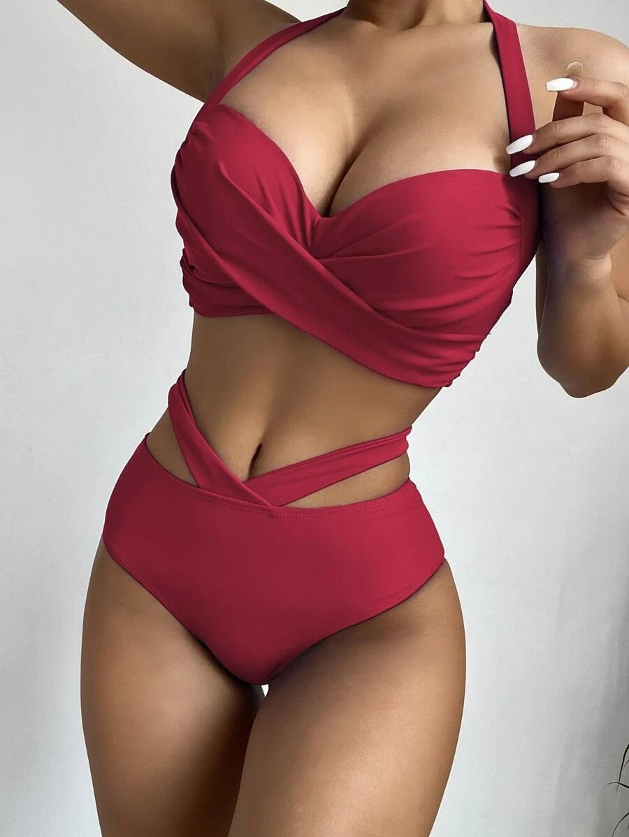 Soleil Push-Up High-Waist Bikini Two-piece