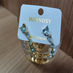 South Korea web celebrity super fairy temperament elegant Hyun fashion fashion earrings delicate purple flowers rose earrings