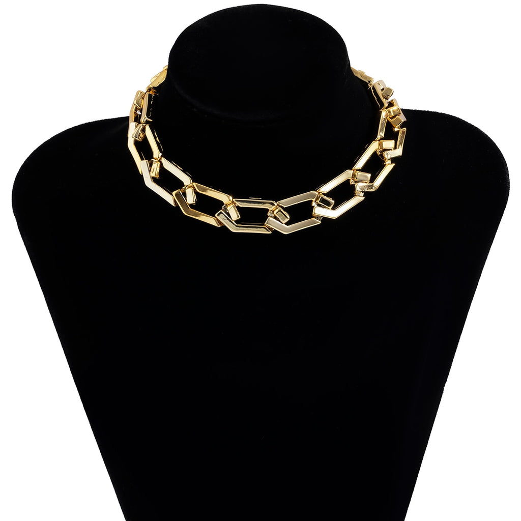 Zaria Oversized Chunky Link Choker Collection