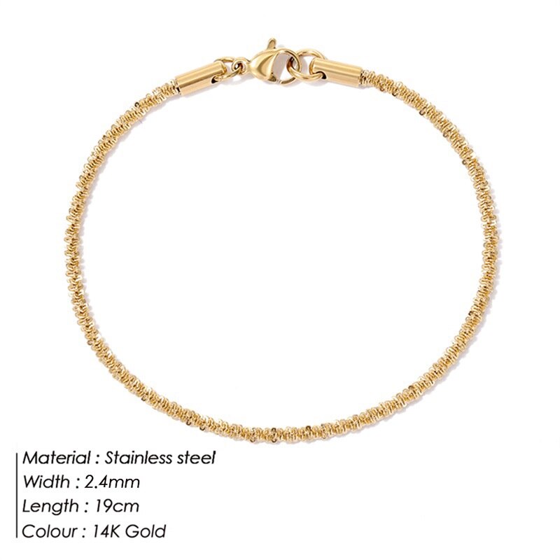 Aurelia Minimalist Polished Charm Bracelet
