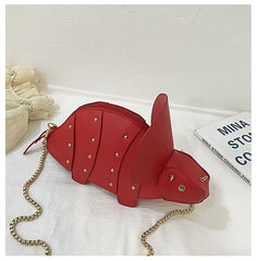 Cute Dinosaur Style Women Shoulder Bags Funny Triceratops Crossbody Bag for Girls Lovely Novelty Bags Creative Small Purses 2022