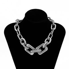 Thick CCB Material Exaggerated Big Choker Necklace Collar for Women Hiphop Chunky Chain Necklaces on the Neck 2022 Egirl Jewelry