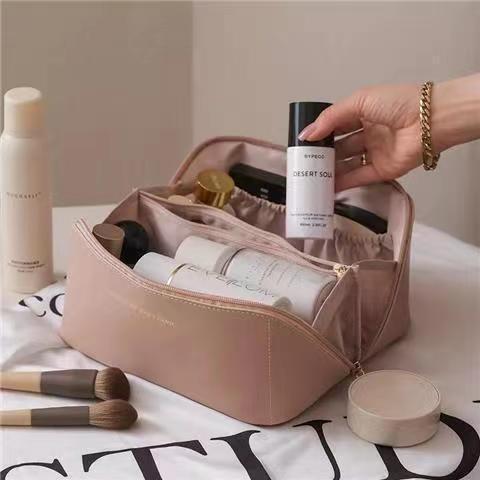 Leather Travel Cosmetic Bag