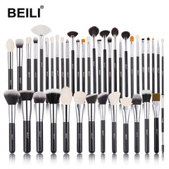 Black Makeup Brushes Set