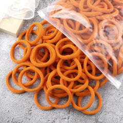 50PCS/Set Basic Hair Bands Simple Solid Colors Elastic Headband Hair Ties