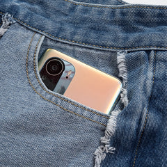 Taruxy Jeans Women Blue Patchwork High Waisted Ripped Jeans Autumn High Street Straight Long Pants Y2K Denim Pants Trousers