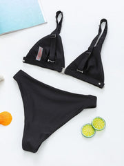 Lila Rhinestone Bikini Swimwear Swimsuit Diamond Bikini Set