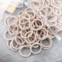 50PCS/Set Basic Hair Bands Simple Solid Colors Elastic Headband Hair Ties