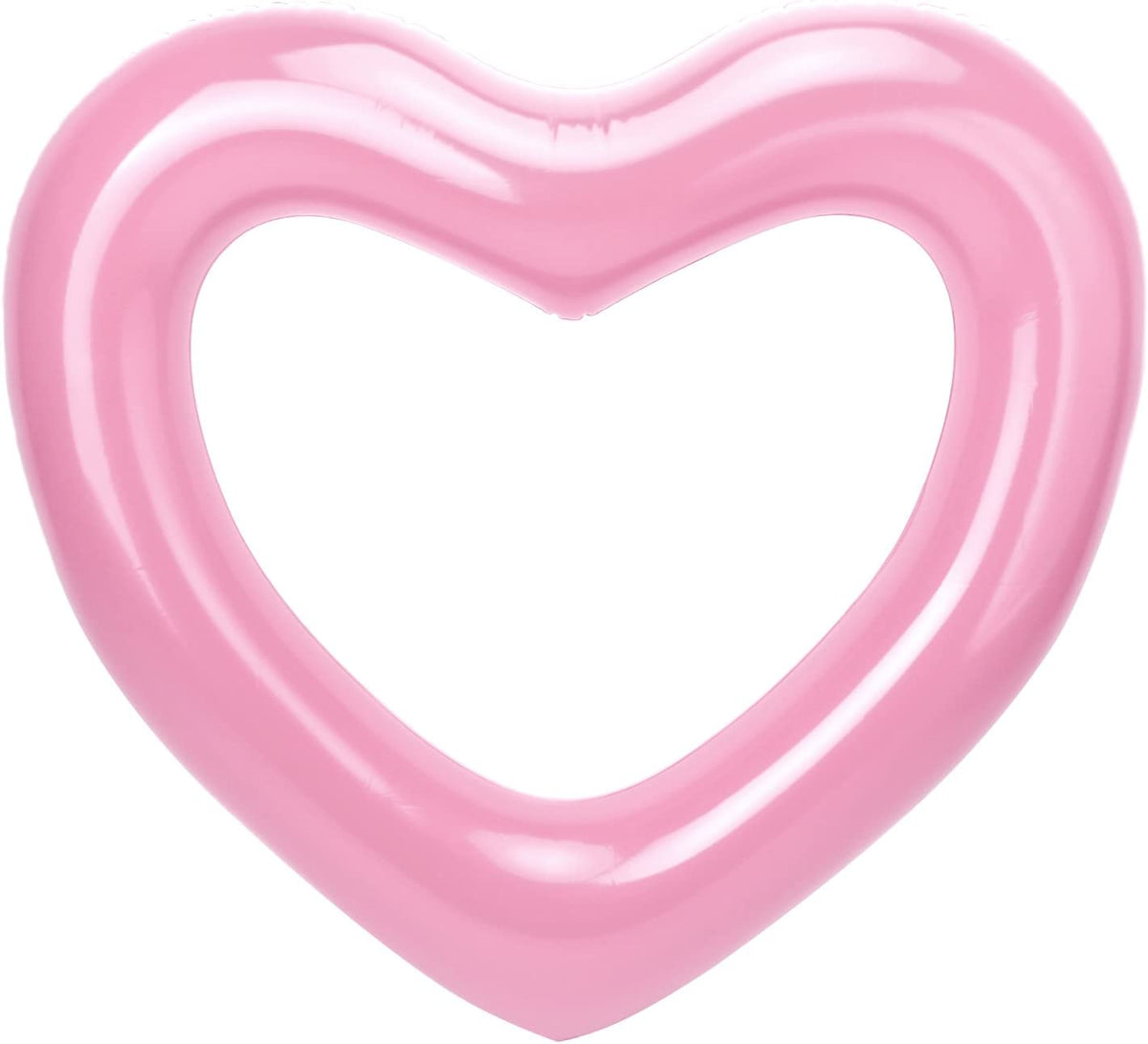 Inflatable Swim Rings Heart Shaped Swimming Pool Float Loungers