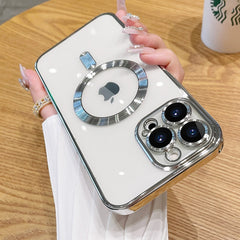 Magnetic Case For iPhone Clear Soft Silicone Wireless Charging Cover