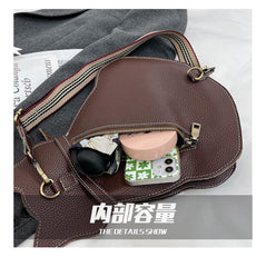 Cute Cat Chest Pack for Women Animal Shape Shoulder Crossbody Bag Fashion Handbag Ladies High Quality Top-Handle Bag Purses Ins