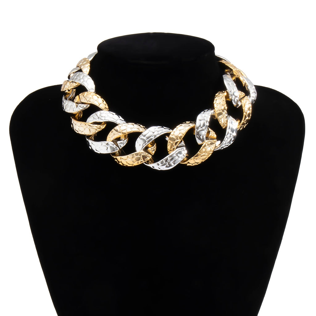 Zaria Oversized Chunky Link Choker Collection